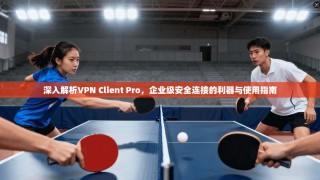 深入解析VPN Client Pro，企业级安全连接的利器与使用指南