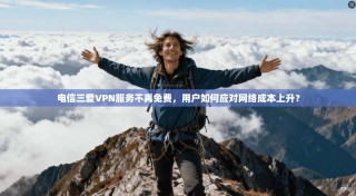 电信三爱VPN服务不再免费，用户如何应对网络成本上升？
