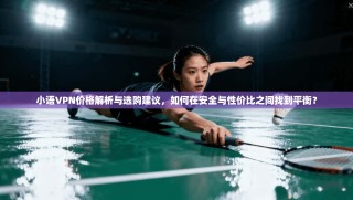 小语VPN价格解析与选购建议，如何在安全与性价比之间找到平衡？