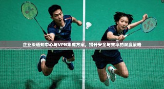 企业级通知中心与VPN集成方案，提升安全与效率的双赢策略