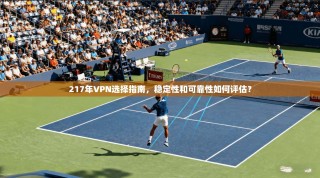 217年VPN选择指南，稳定性和可靠性如何评估？