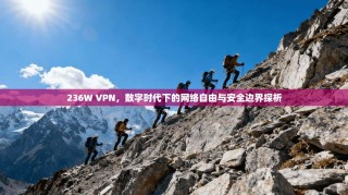 236W VPN，数字时代下的网络自由与安全边界探析