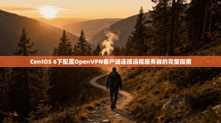 CentOS 6下配置OpenVPN客户端连接远程服务器的完整指南