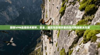新锐VPN连接技术解析，安全、稳定与合规并重的现代网络解决方案