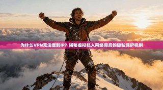 为什么VPN无法查到IP？揭秘虚拟私人网络背后的隐私保护机制
