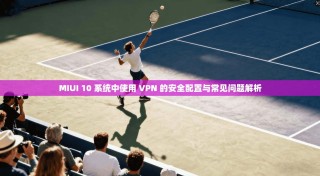 MIUI 10 系统中使用 VPN 的安全配置与常见问题解析