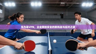 华为连VPN，企业网络安全的新挑战与应对之道