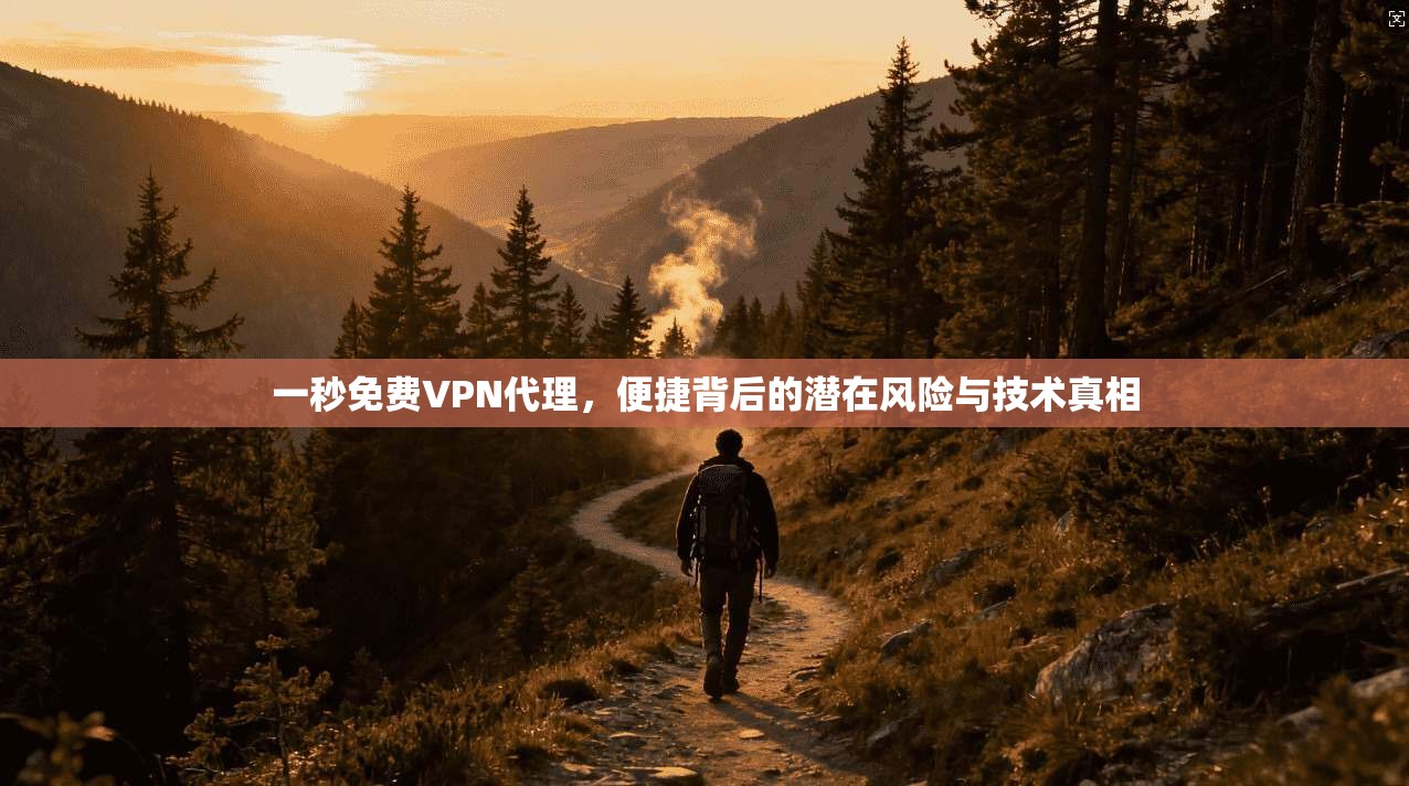 一秒免费VPN代理，便捷背后的潜在风险与技术真相  第1张