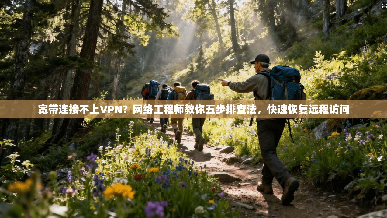宽带连接不上VPN？网络工程师教你五步排查法，快速恢复远程访问  第1张