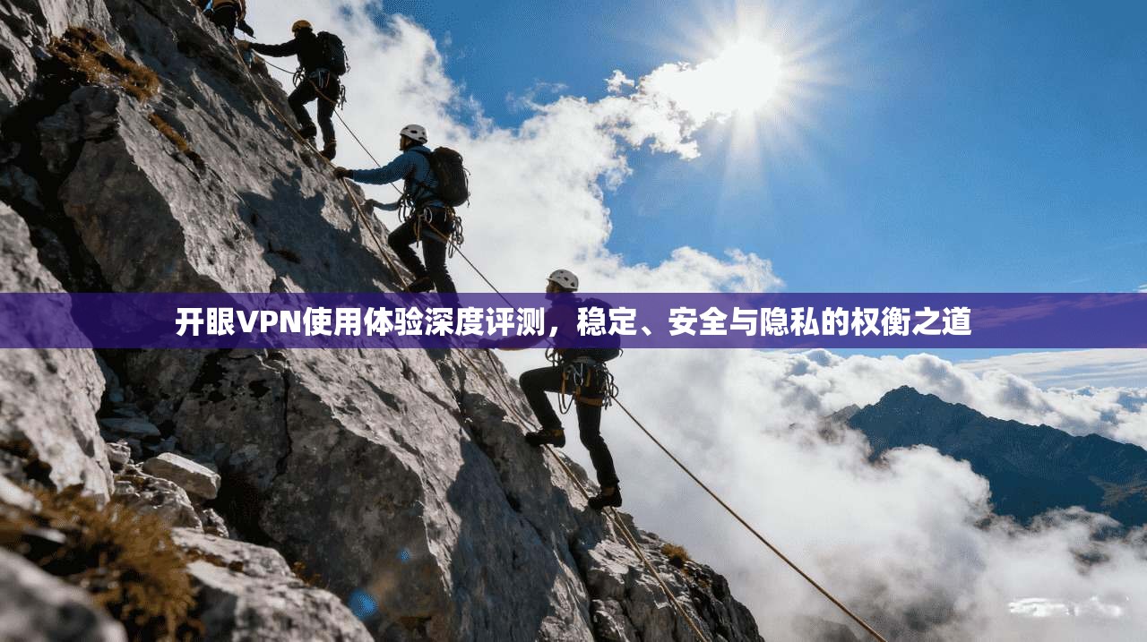 开眼VPN使用体验深度评测，稳定、安全与隐私的权衡之道  第1张