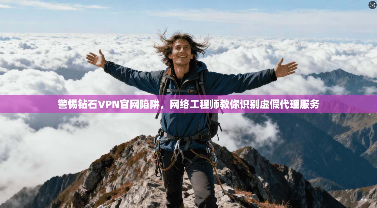 警惕钻石VPN官网陷阱，网络工程师教你识别虚假代理服务  第1张